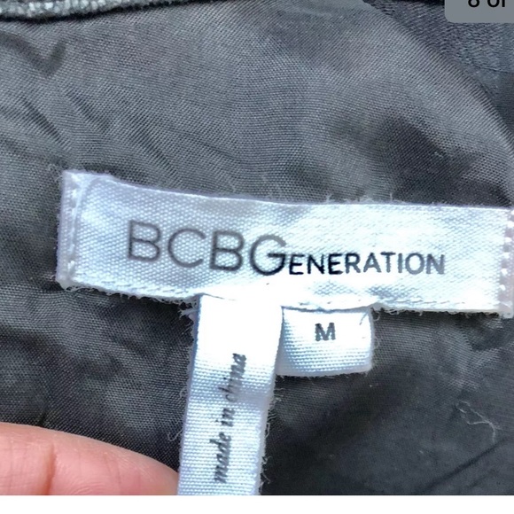 BCBGeneration Black Shift Mini Dress Sz Medium - Picture 7 of 8